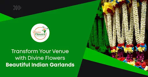 Transform Your Venue with Divine Flowers: Beautiful Indian Garlands