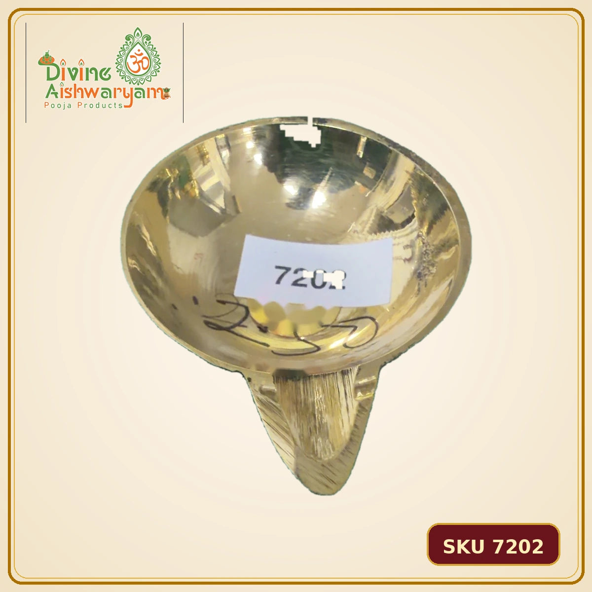 Brass Deepam / Diya – Bowl Style - SKU 7202