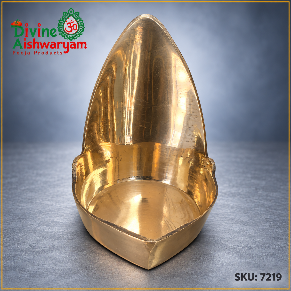Brass Maada Vilakku – Large – SKU 7219