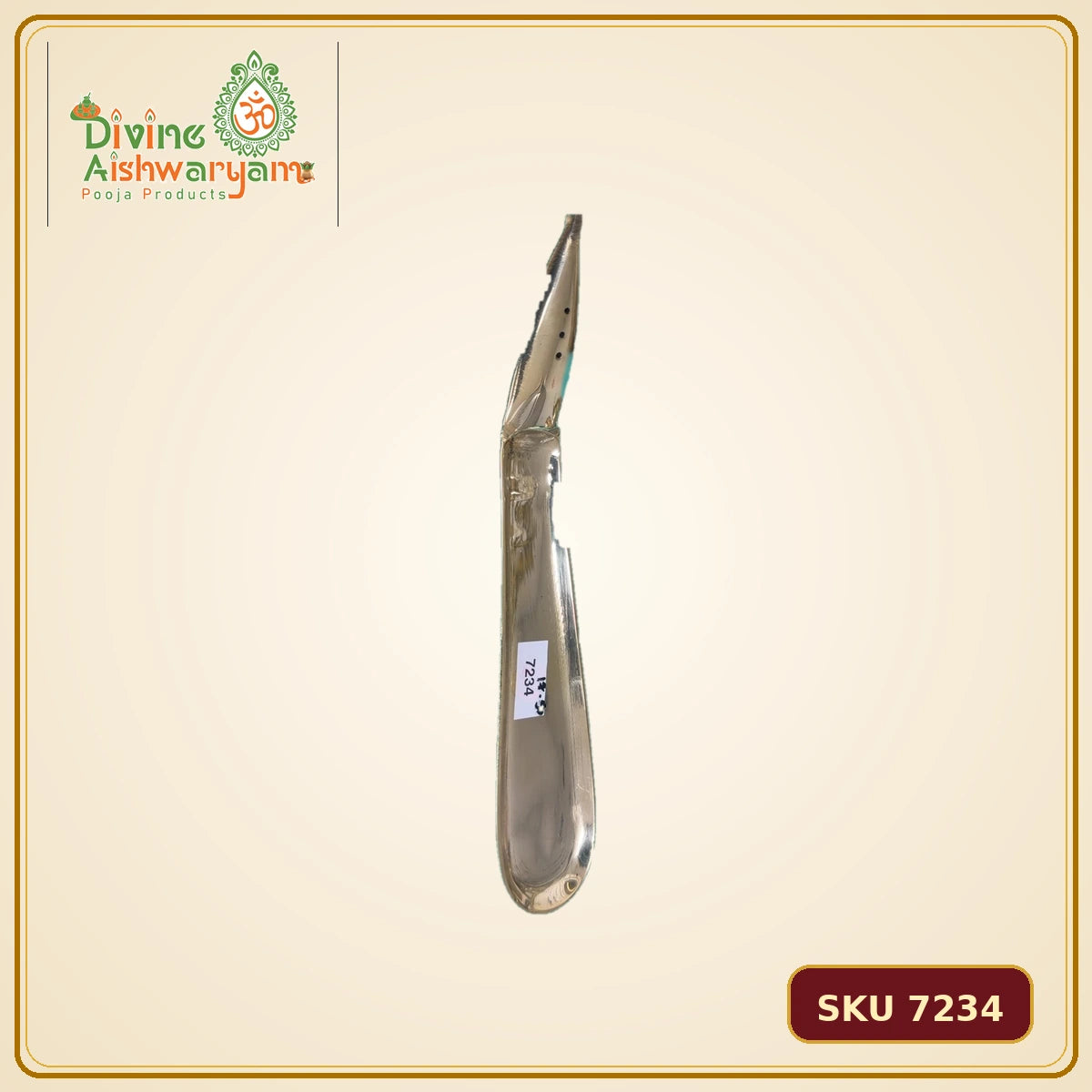 Brass Agarbatti Holder / Incense Stick Stand – Long - SKU 7234