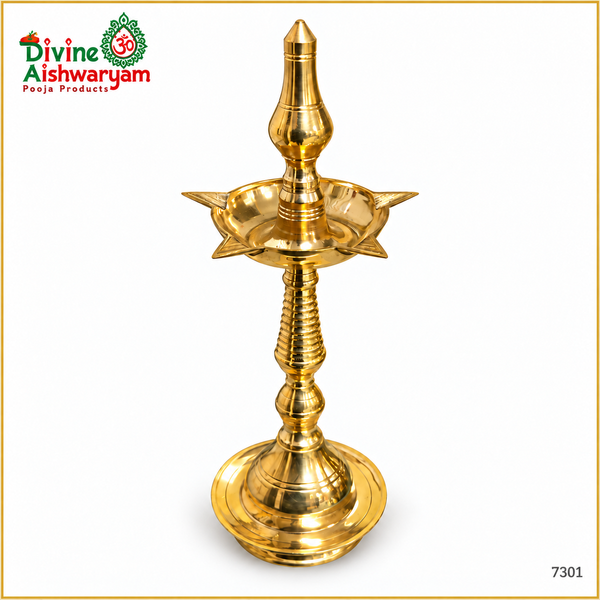Kerala Nilavilakku / Kuthu Vilakku – 11 Inch Oil Lamp