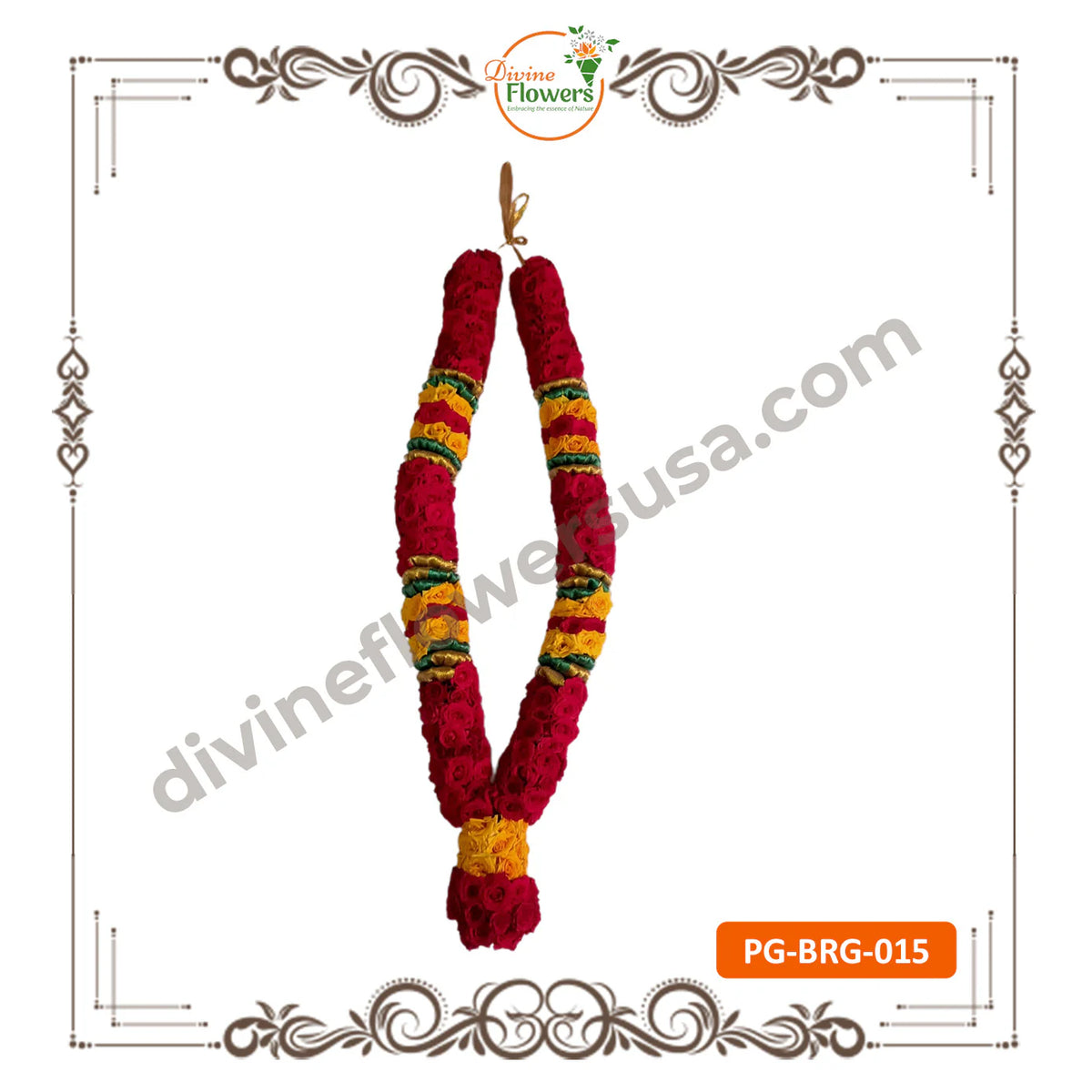 Button Rose Garlands (PG-BRG-015)