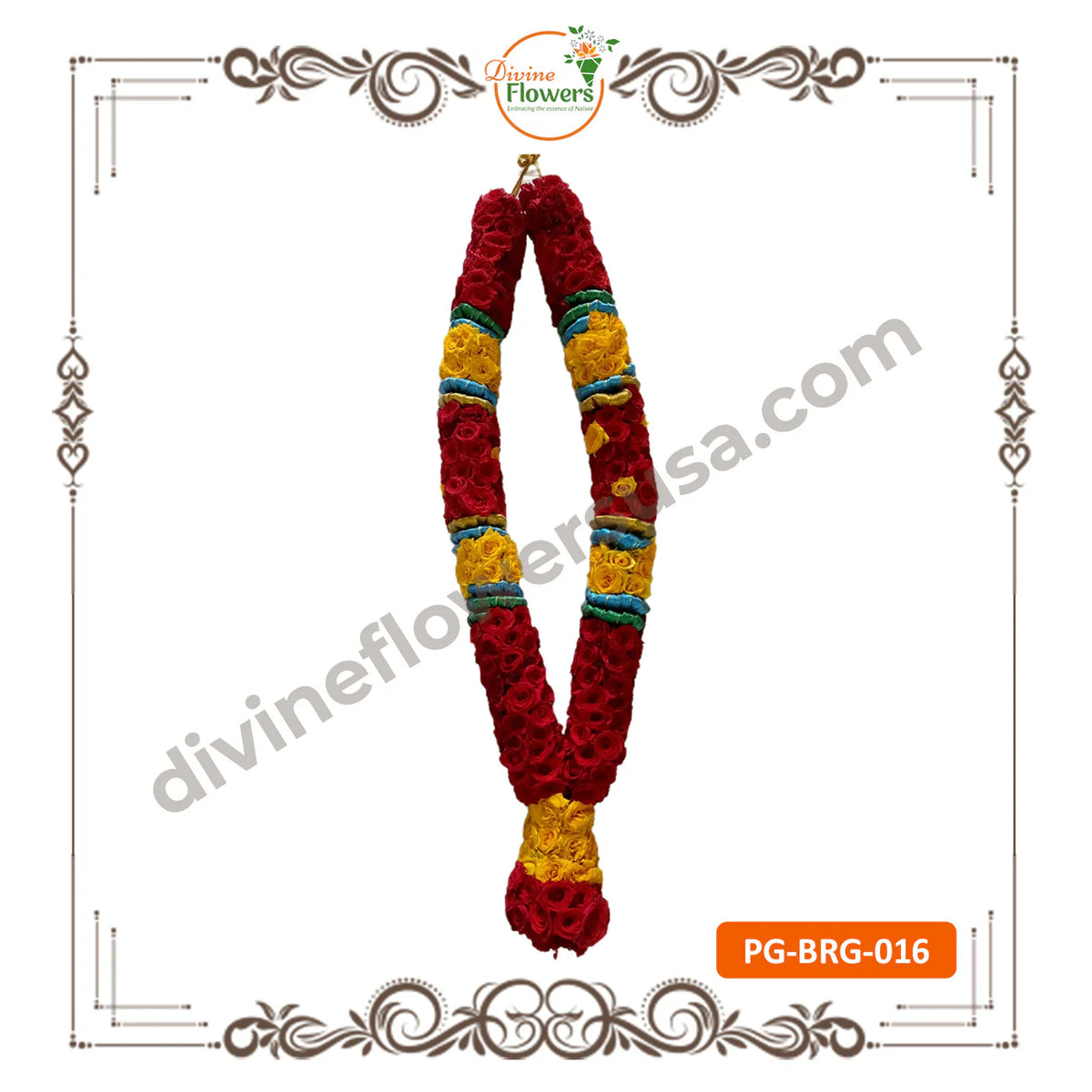 Button Rose Garlands (PG-BRG-016)