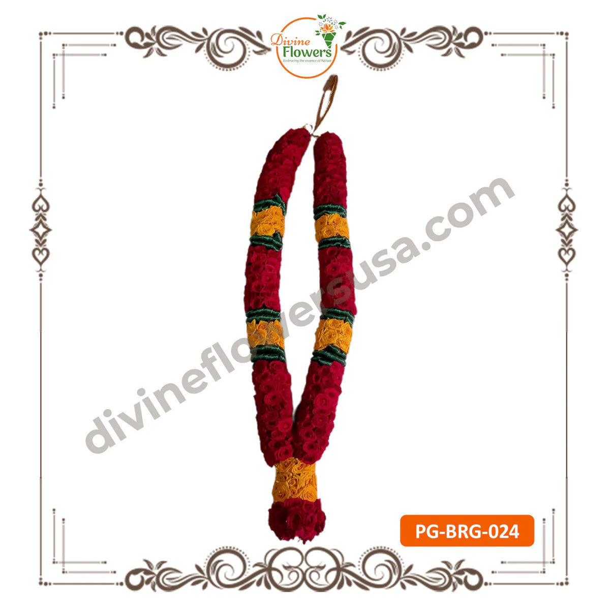 Button Rose Garlands (PG-BRG-024)