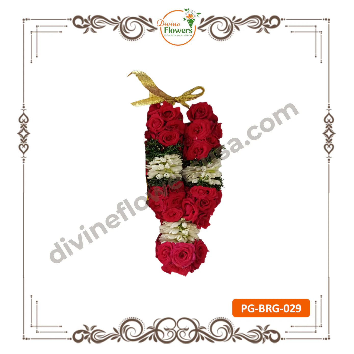 Button Rose Garlands (PG-BRG-029)