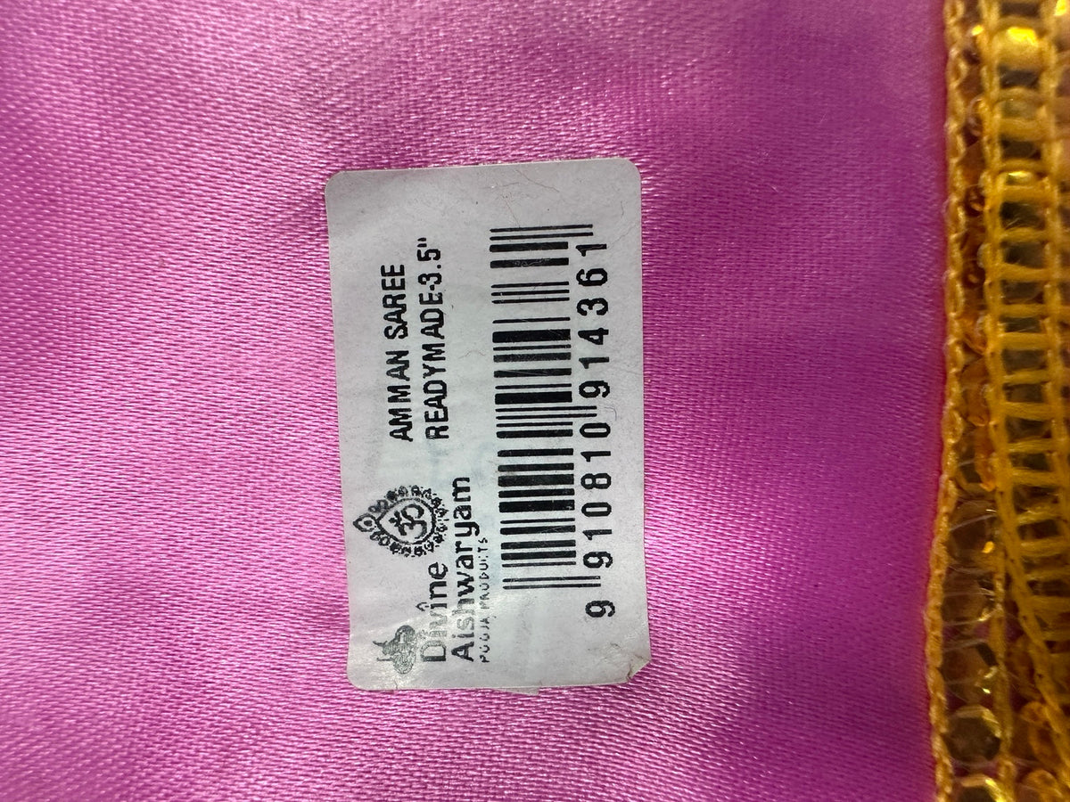 Readymade Amman Saree (Deity Saree) — 3.5 (package label) actual package